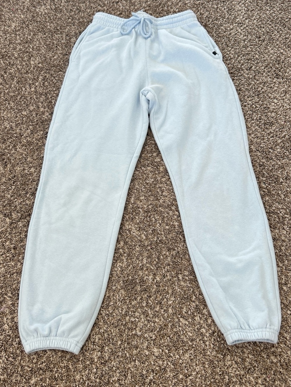 Light Blue Fleece Joggers